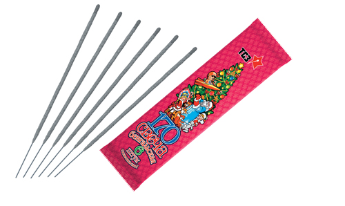  Бенгальские свечи 6 шт 170 мм в пакете  в Лангепасе