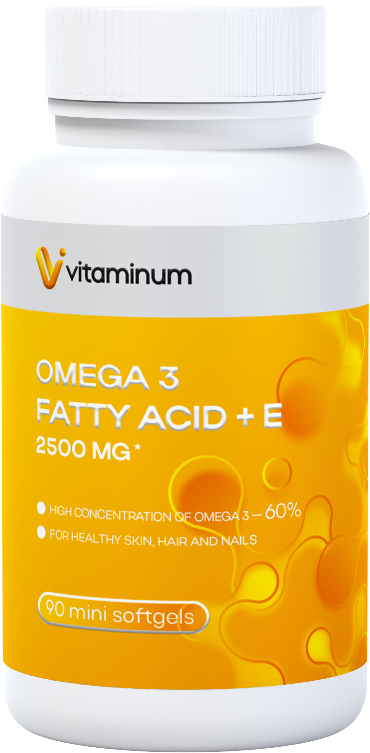  Vitaminum ОМЕГА 3 60% + витамин Е (2500 MG*) 90 капсул 700 мг   в Лангепасе